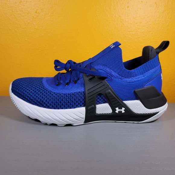 Under Armour Project Rock 4 Training Shoes Men's Size 8 3023695-400 Royal Blue - Picture 6 of 10